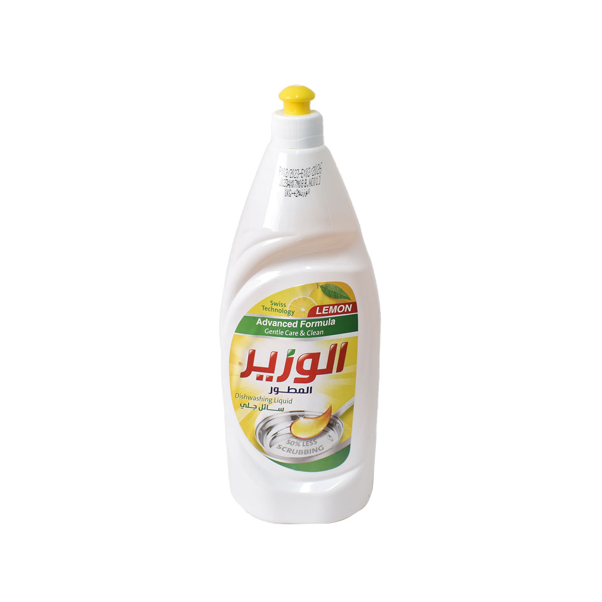 صابون سائل الوزير لغسيل الصحون برائحة الليمون 1.0لتر