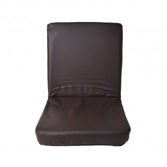 Brown foldable leather camping and trekking chair YM-43294