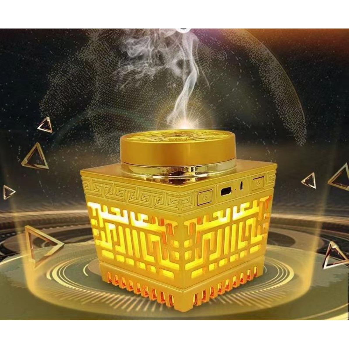 مبخره كهربائية متنقلة مضيئة مع القرآن الكريم كاملا SQ-209P مبخره كهربائية متنقلة مضيئة مع القرآن الكريم كاملا SQ-209P