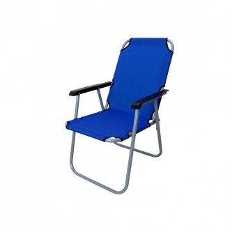 كرسي رحلات و تخييم قابل للطي ازرق YM-587307