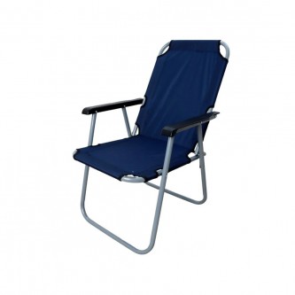 كرسي رحلات و تخييم قابل للطي كحلي YM-587307