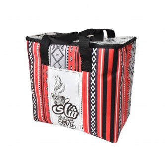 Canvas thermos bag, 2 compartments, multiple colors, AF-500747