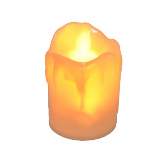 شمع بلاستيك مضيئ يعمل بالبطارية 7 سم AF500926