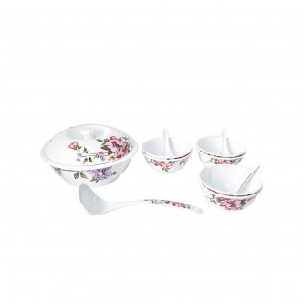 Melamine Soup Set 15 Pieces W-15ST