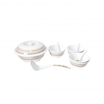 Melamine Soup Set 15 Pieces W-15ST
