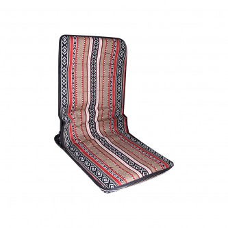 Foldable ground fabric camping and travel chair, colors AF502020