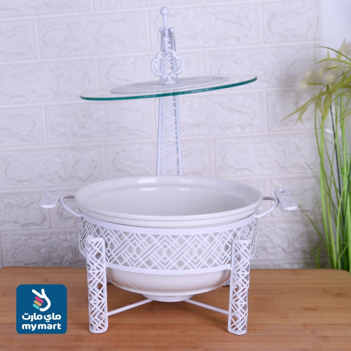 سخان طعام سيراميك دائري بغطاء زجاج 27 × 27 × 17سم CX32952 سخان طعام سيراميك دائري بغطاء زجاج 27 × 27 × 17سم CX32952