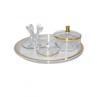 Tamria set with acrylic serving plate, 10 pieces, 2700061