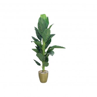 Artificial green tree with plastic base, 170 cm AF-500550