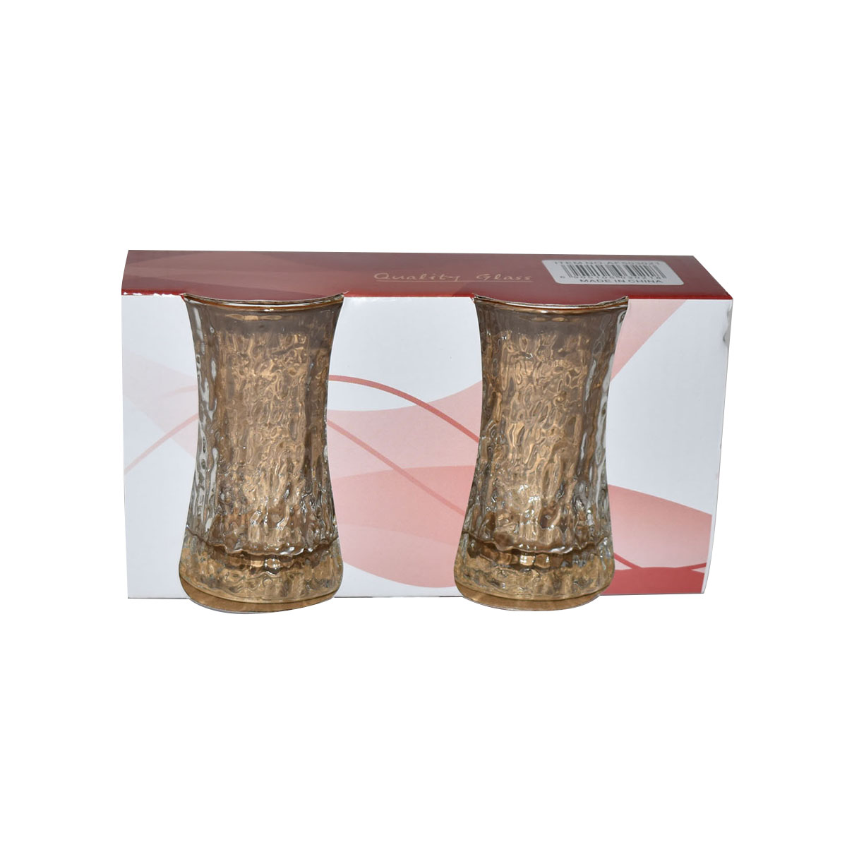 طقم بيالات شاي زجاج 2 قطعة AF503021 طقم بيالات شاي زجاج 2 قطعة AF503021