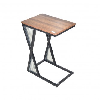 طاولة جانبية خشب مستطيل 45 × 30 × 60 سم بني / اسود ZM2351B