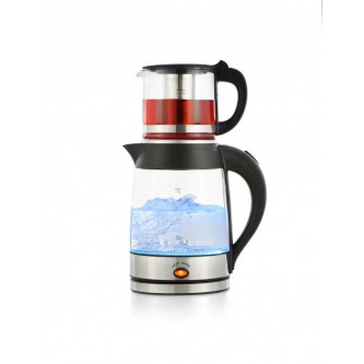 Al Saif Glass Kettle and Tea Maker 1.8L 2200W E03222