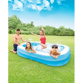 Intex Inflatable Rectangular Swimming Pool 2.03m x 1.52m x 48cm 57180NP