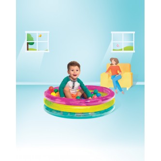 Intex Inflatable Round Pool with Colorful Balls 86 x 25 cm 48674NP
