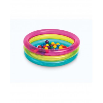 Intex Inflatable Round Pool with Colorful Balls 86 x 25 cm 48674NP