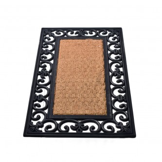Rectangular door mat 75 x 45 cm 50772B