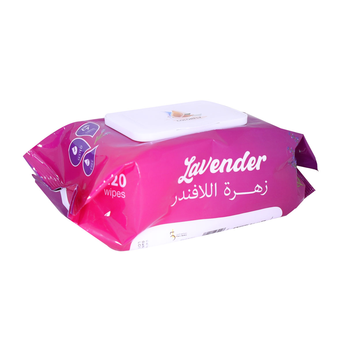 مناديل مبللة كلر فلاي برائحة اللافندر 120منديل مناديل مبللة كلر فلاي برائحة اللافندر 120منديل