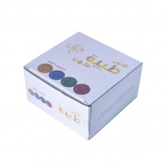 Taiba charcoal for incense and oud is highly flammable, 80 colorful circular discs, 33mm