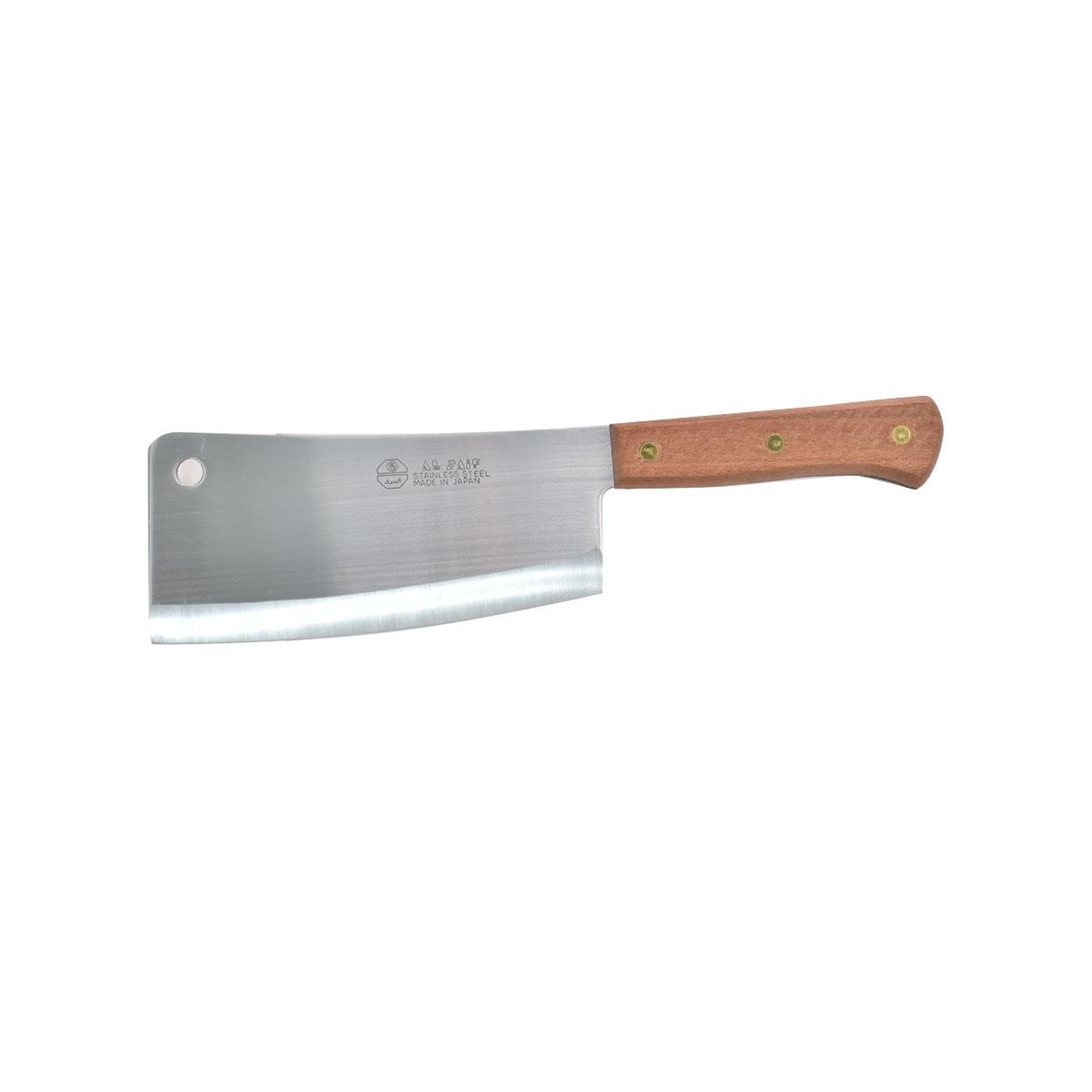 Japanese sword steel cleaver with wood handle 8 inches 2511003