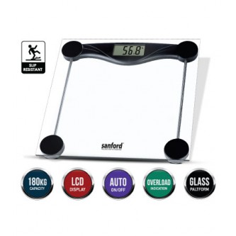 Sanford Glass Digital Body Scale 180kg SF1507PS