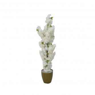 Spring rose tree with a colorful plastic base, 120 cm