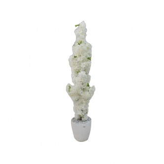 Spring rose tree with a colorful plastic base, 150 cm
