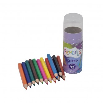 Small wooden color pencils, 12 colors, YH-112