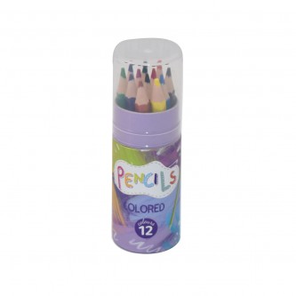 Small wooden color pencils, 12 colors, YH-112