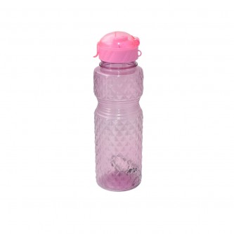 Plastic school water bottle 500 ml pink AF-600266