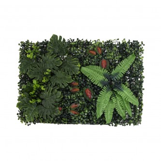 Rectangular green artificial grass 60 x 45 cm AF-500506
