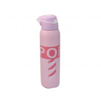 Steel flask 500 ml pink AF-600322