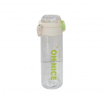 Plastic school water bottle, 760 ml, white, ST-7205