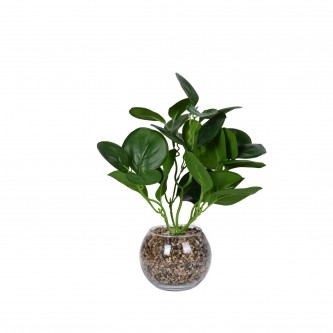 Tree stand with glass base, 26 cm, YW48-35-21