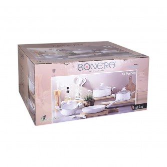 Bonera Granite Cookware Set with Glass Lid 13 Pieces TR-46-007578