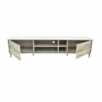 Malaysian wood TV table 200 x 40 x 45 cm gray TV-400