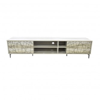 Malaysian wood TV table 200 x 40 x 45 cm gray TV-400