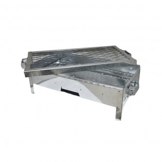 Metal grill pan, 55 × 30 × 17 cm