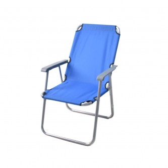 Blue foldable picnic and camping chair MF6001558