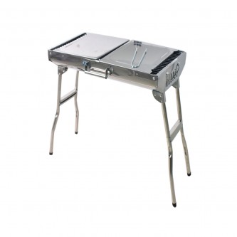 Foldable steel grill pan, 61 x 30 x 71 cm, MF6003109