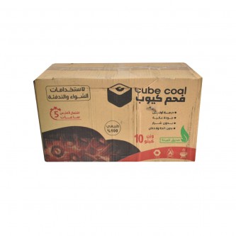 Cube charcoal for grilling and heating, 10 kg