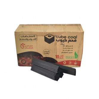 Cube charcoal for grilling and heating, 10 kg