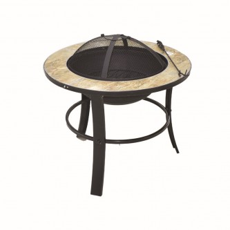 Marble grill and heating pan, 60 x 60 x 46 cm, AZ7798