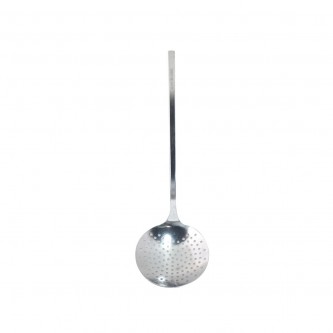 Perforated aluminum spoon, 49 cm, 1019520