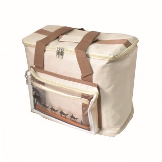 Canvas thermos bag, 2 compartments, multiple colors, MF6004774