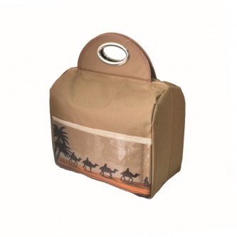 Canvas thermos bag, 2 compartments, multiple colors, MF6004770