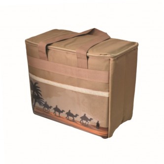 Canvas thermos bag, 2 compartments, multiple colors, MF6004773