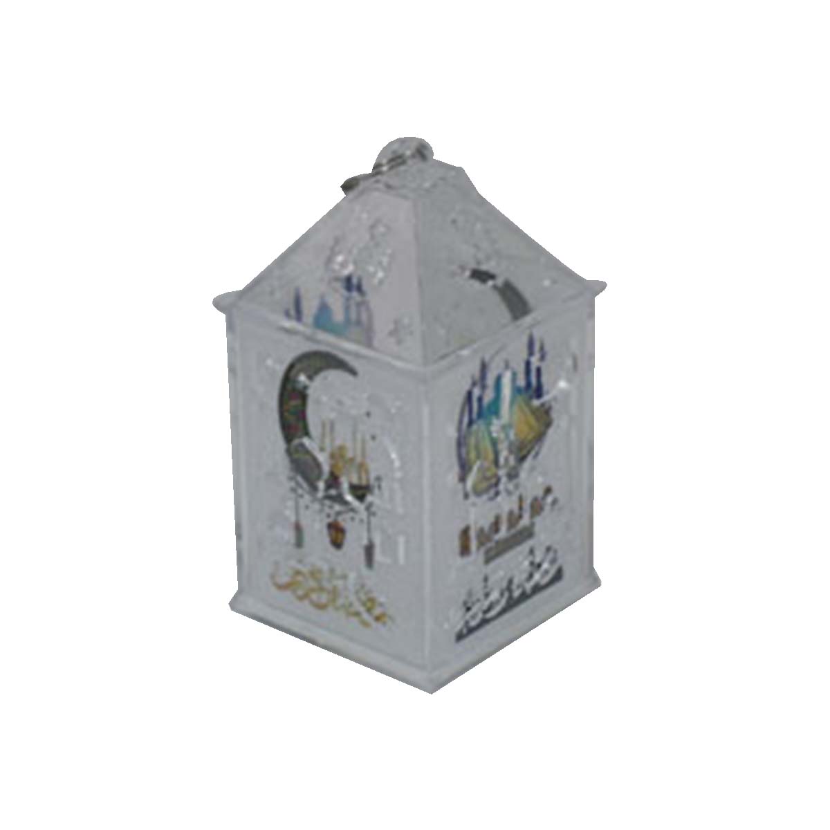 فانوس بلاستيك مضيئ 7 × 7 × 12سم MF6004586