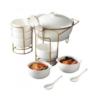 Ceramic soup set 16 pieces ZD10226