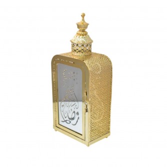 Luminous metal lantern 15 x 9 x 38 cm AF-501075