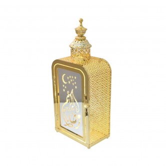 Luminous metal lantern 15 x 9 x 38 cm AF-501075